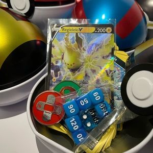 100x Pokemon Cards in PokeBall Tin | 1x V, Vstar, Vmax, Gx or Ex Guaranteed